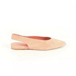 New Everlane The V Slingback Flat Size 11 Pink